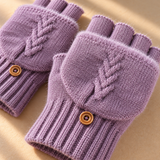 Serafina Cable-Knit Fingerless Gloves