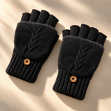 Serafina Cable-Knit Fingerless Gloves