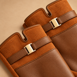 Abigail Suede Boutique Buckle Gloves