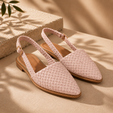 Milano Woven Slingback Flats