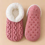 Rosalind Plush Knit Slipper Socks