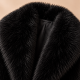 Livia Faux-Fur Shawl-Collar Short Coat