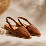 Milano Woven Slingback Flats