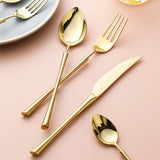 Gilded 20-Piece Gold Cutlery Set