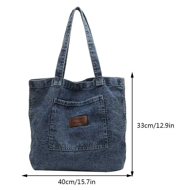 Denim Tote Bag