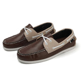 Matte Leather Boat Shoe