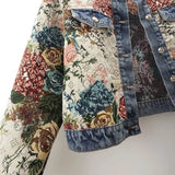 Fleur Rose Denim Jacket