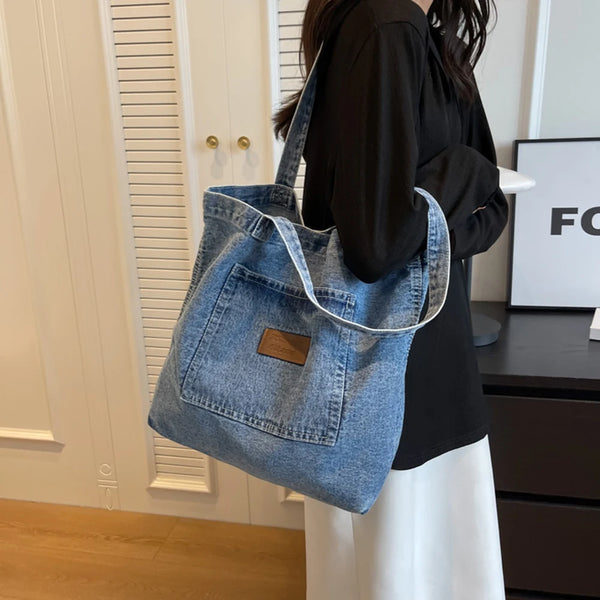 Denim Tote Bag