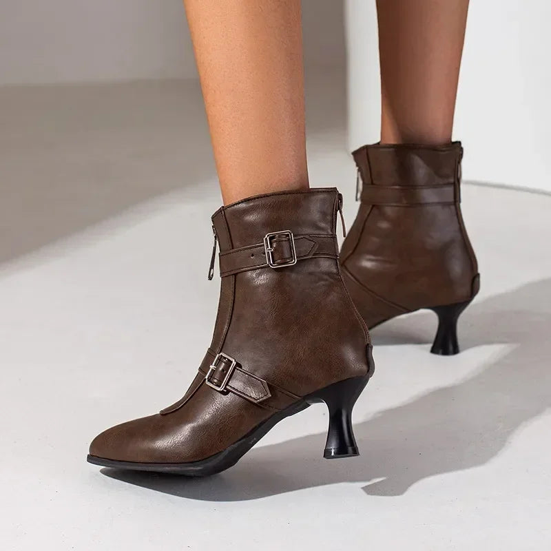 Serena Kitten Boots