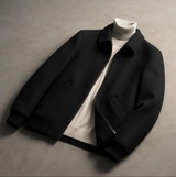 Wool Lapel Bomber Jacket