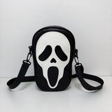 Trick or treat bag with spooky ghost print
