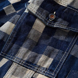 Mosaic Denim Trucker Jacket