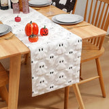 Halloween table runner with ghost pattern - Halloween Home Decor