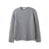 Cableknit Woolen Crew