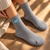 Bellissima Ribbed Knit Bow Socks