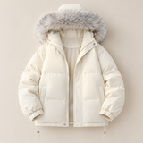 Serena Fur-Trimmed Puffer Jacket