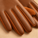 Abigail Suede Boutique Buckle Gloves