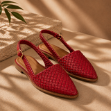 Milano Woven Slingback Flats