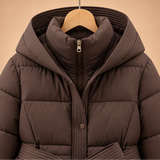 Greta Belted Hooded Puffer Jacket