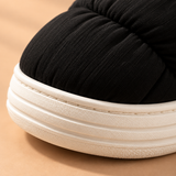 Nora Quilted Fleece-Lined Platform Slippers
