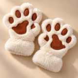 Mabel Plush Cat Paw Mittens