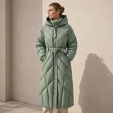 Elara Hooded Maxi Puffer Coat