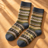 Soledad Fair Isle Crew Socks