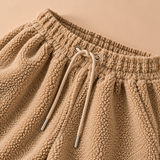 Harriet Sherpa Fleece Wide-Leg Trousers