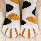 Lunara Cat Claw Plush Knee-High Socks