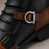 Matteo Dual-Tone Ankle Boots
