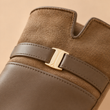 Abigail Suede Boutique Buckle Gloves
