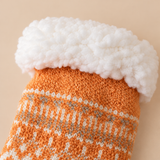 Nadia Fleece-Lined Fair Isle Slipper Socks