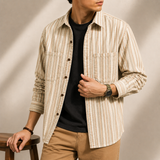 Matteo Striped Overshirt