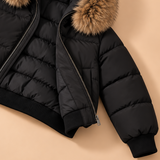 Calista Faux-Fur Hooded Puffer Jacket