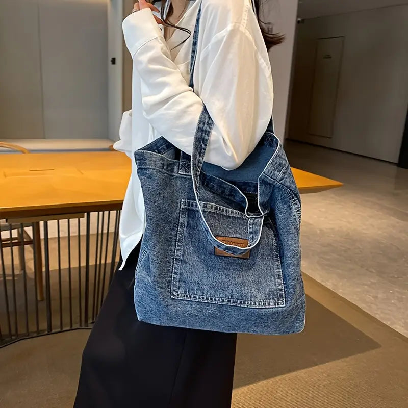 Denim Tote Bag