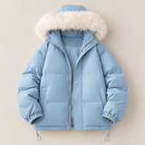 Serena Fur-Trimmed Puffer Jacket