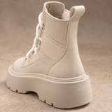 Ilaria Chunky Lace Ankle Boots