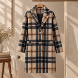 Eleonora Wool Check Coat