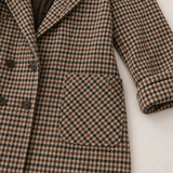 Alverna Houndstooth Overcoat