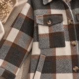 Aveline Plaid Shirt Coat