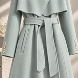 Fiorella Belted Cape Coat