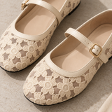 Firenze Floral Lace Mary Janes