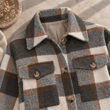 Aveline Plaid Shirt Coat