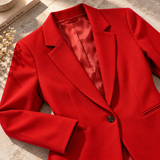 Rosso Milano Tailored Blazer