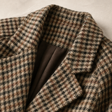 Alverna Houndstooth Overcoat