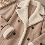 Ravella Shearling-Lined Coat