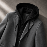 Alessandro Hooded Wool Coat
