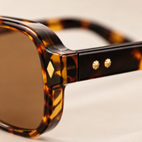 Fenwick Acetate-Look Aviator-Style Sunglasses