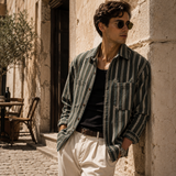 Matteo Striped Overshirt