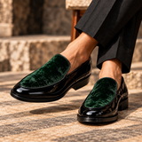 Roma Lucido Glitter Patent Loafers